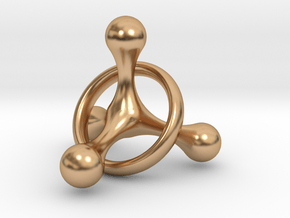 FIRE EQUILIBRIUM 2022 in Polished Bronze (Interlocking Parts)