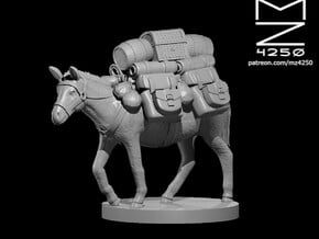 Mule in Smooth Fine Detail Plastic