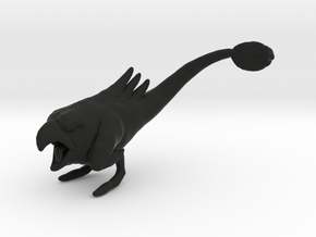 Altered Beast Chicken Stinger miniature model dnd in Black Smooth Versatile Plastic