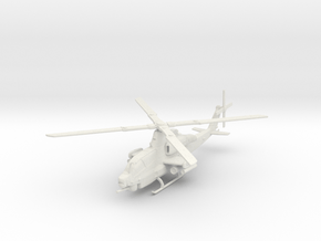 Bell AH-1Z Viper Attack Helicopter in White Natural Versatile Plastic: 1:72