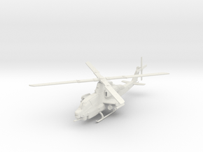 Bell AH-1Z Viper Attack Helicopter in White Natural Versatile Plastic: 1:100