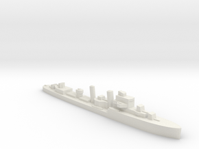 HMS Inglefield destroyer 1:2000 WW2  in White Natural Versatile Plastic