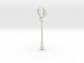 Sororitas McFarlane Battle Sister Crozius Mace in White Natural Versatile Plastic