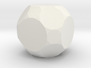 06. Truncated Truncated Cuboctahedron - 1in in White Natural Versatile Plastic