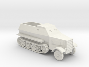 Sd.Kfz.6 Gepanzerter 1/100 in White Natural Versatile Plastic: 1:100