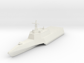 USS Independence LCS-2 in White Natural Versatile Plastic: 1:1200