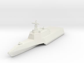USS Independence LCS-2 in White Natural Versatile Plastic: 1:2400