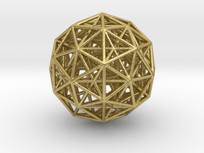 600-Cell, Orthographic projection in Natural Brass