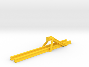 BUMPER POST TRACK ACCESSORY "HAYES"  in Yellow Processed Versatile Plastic