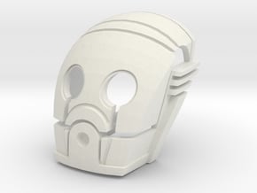 Kanohi Hup, Mask of Rebounding in White Natural Versatile Plastic