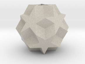 Dodecadodecahedron in Natural Sandstone