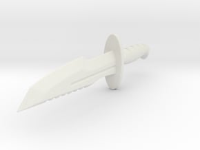 Space Marine Mcfarlane Action Figure Combat Knife in White Natural Versatile Plastic