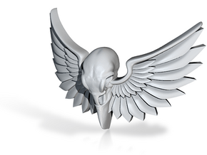 Raven Skull Legion Chestplate Space Marine Figure in Tan Fine Detail Plastic