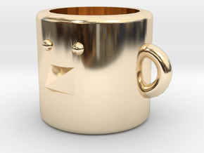 Chick Cup in 14k Gold Plated Brass