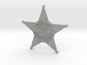 Sheriff Badge 5cm - State Police GRANT PARISH in Aluminum
