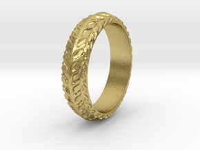 Raging Fire Ring in Natural Brass: 5 / 49