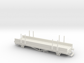 HO/OO CCT Flatbed 2-Axle v1.5 Bachmann in White Natural Versatile Plastic