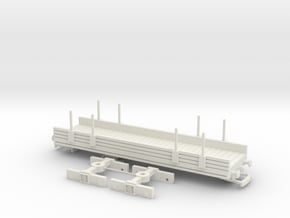 HO/OO CCT Flatbed Bogie v3.5 Bachmann in White Natural Versatile Plastic