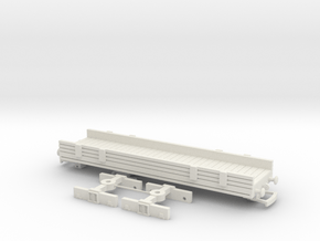 HO/OO CCT Flatbed Bogie v4.5 Bachmann in White Natural Versatile Plastic