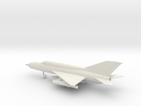 MiG-21U Mongol-B in White Natural Versatile Plastic: 1:144