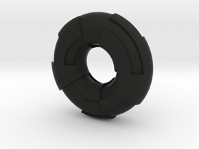 Torus with 2-Tiered Polyomino Tiling in Black Smooth Versatile Plastic