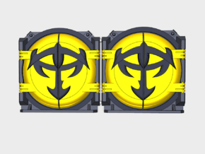 Eye of Chaos : Mark-1 APC Round Doors in Smooth Fine Detail Plastic