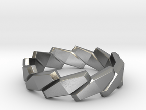 Hexa Combine Ring_01 in Natural Silver: 5 / 49