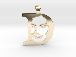 Tribute to Dalida in 14k Gold Plated Brass