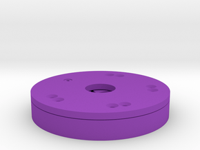 3D Printable Mechanical Iris-3DP5BLROD10A in Purple Processed Versatile Plastic