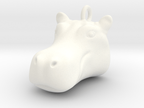 Hippopotamus 2101091440 in White Smooth Versatile Plastic