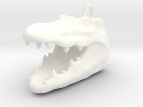 Crocodile 2101131742 in White Smooth Versatile Plastic