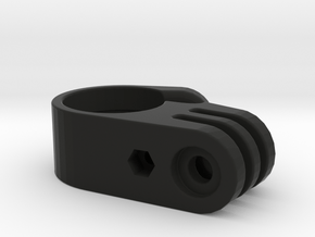For GoPro TT Mount In line - 22.2mm in Black Smooth Versatile Plastic