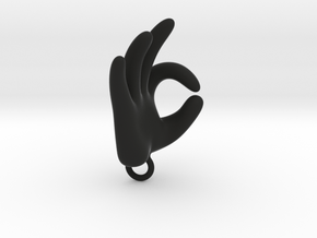 OK Hand 1702161020 in Black Smooth Versatile Plastic