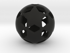 Soccer Ball 1610302106 in Black Smooth Versatile Plastic