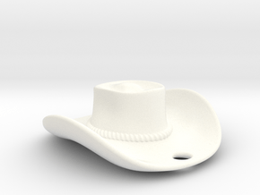 cowboy hat 2010081918 in White Smooth Versatile Plastic