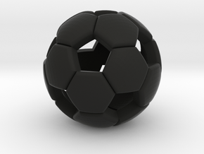 Soccer ball 1505081058 in Black Smooth Versatile Plastic