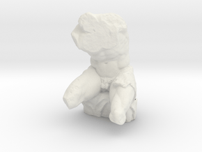 Belvedere Torso in White Natural Versatile Plastic