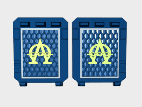 Alpha Omega : Voidscale APC Side Doors in Tan Fine Detail Plastic