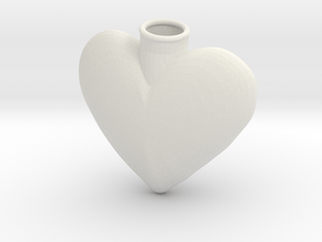 heart thing2 in White Natural Versatile Plastic
