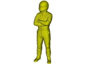 1/35 scale Stig F1 racing driver figure in Smooth Fine Detail Plastic