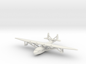 Sikorsky S42 in flight 1:350 or 1:400 scale in White Natural Versatile Plastic: 1:350