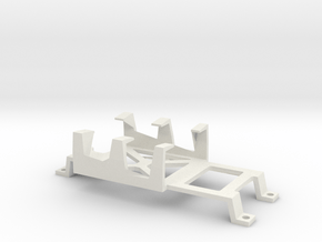 r-Type Battery Tray in White Natural Versatile Plastic