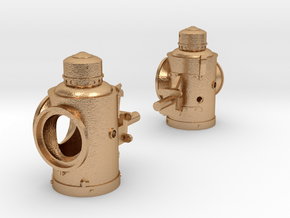 Two-Way Wells Engine Lamps  in Natural Bronze: 1:20