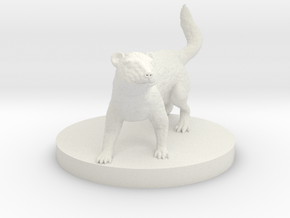 Giant Weasel in White Natural Versatile Plastic