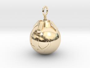 Ziggs Bomb Pendant in 14k Gold Plated Brass