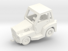 TUG MR Aircraft Tow Tractor  in White Processed Versatile Plastic: 1:160 - N