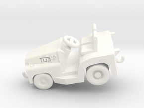 TUG MR Tow Tractor (No Cab) in White Smooth Versatile Plastic: 1:160 - N