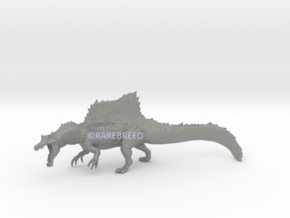 Spinosaurus in White Natural Versatile Plastic: Extra Small