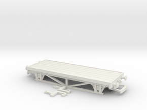 HO/OO RWS Conflat/Flatbed (v1) Bachmann in White Natural Versatile Plastic