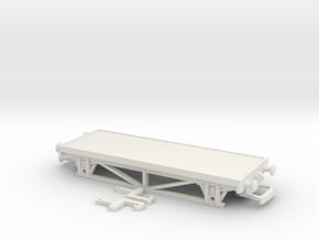 HO/OO RWS Conflat/Flatbed (v2) Bachmann in White Natural Versatile Plastic
